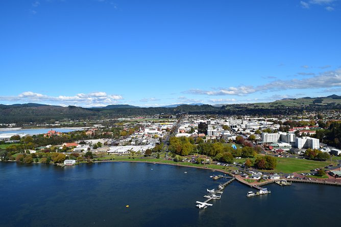 15-Minute Crater Lakes Flight by Floatplane from Rotorua - Why Rotorua looks different from a floatplane