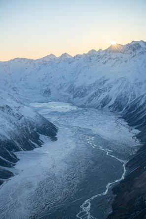 55 minute Grand Circle Ski Plane - Fox, Franz Josef, and the Tasman Sea