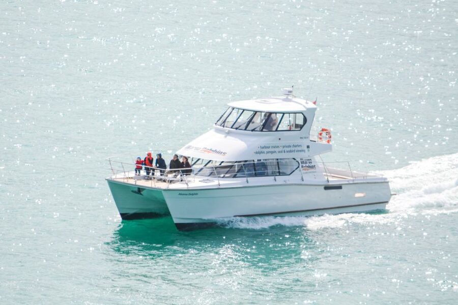 Akaroa: Dolphin Nature Cruise - Commentary that connects nature with local history