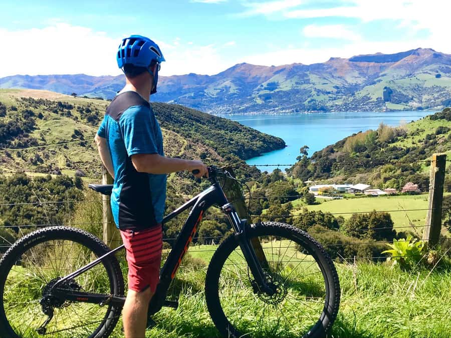 Akaroa: Electric Mountain Bike and Sea Kayak Adventure - What the harbour views add to the ride