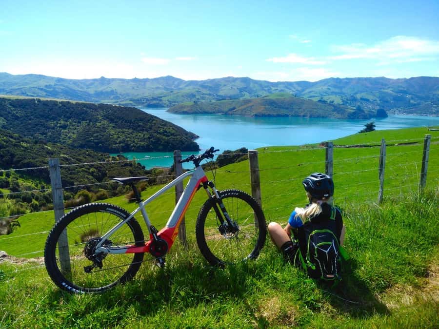 Akaroa Explorer: Guided Electric Mountain Bike Tour - The value of $86 for two hours