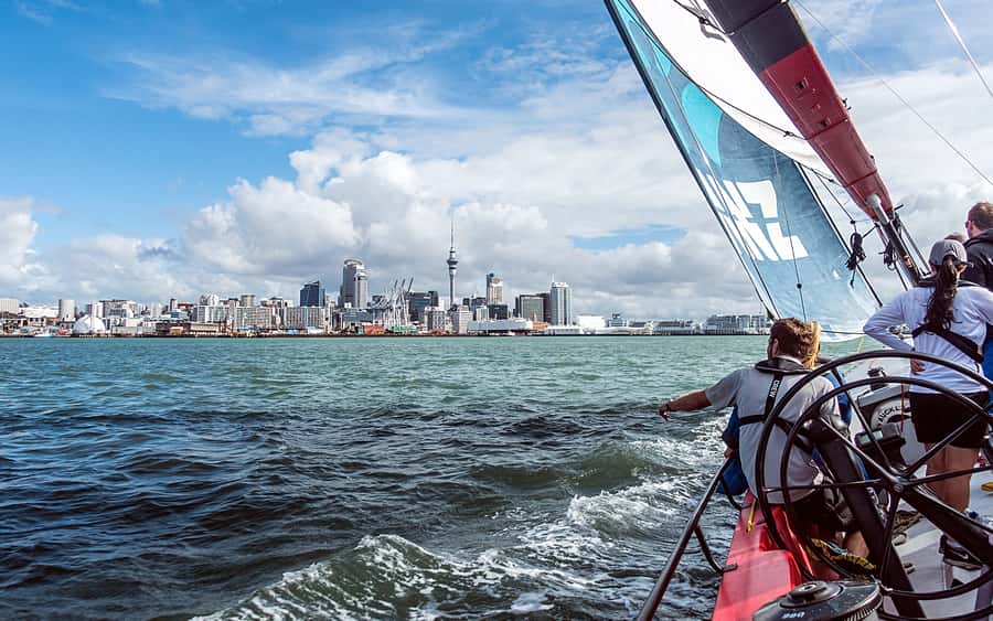 America’s Cup 2-Hour Sailing Experience Waitemata Harbour - The first minutes aboard the America’s Cup yacht