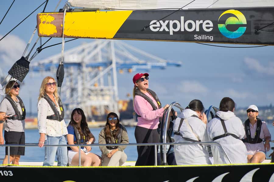 America’s Cup 2-Hour Sailing Experience Waitemata Harbour - Taking the helm across Waitemata Harbour