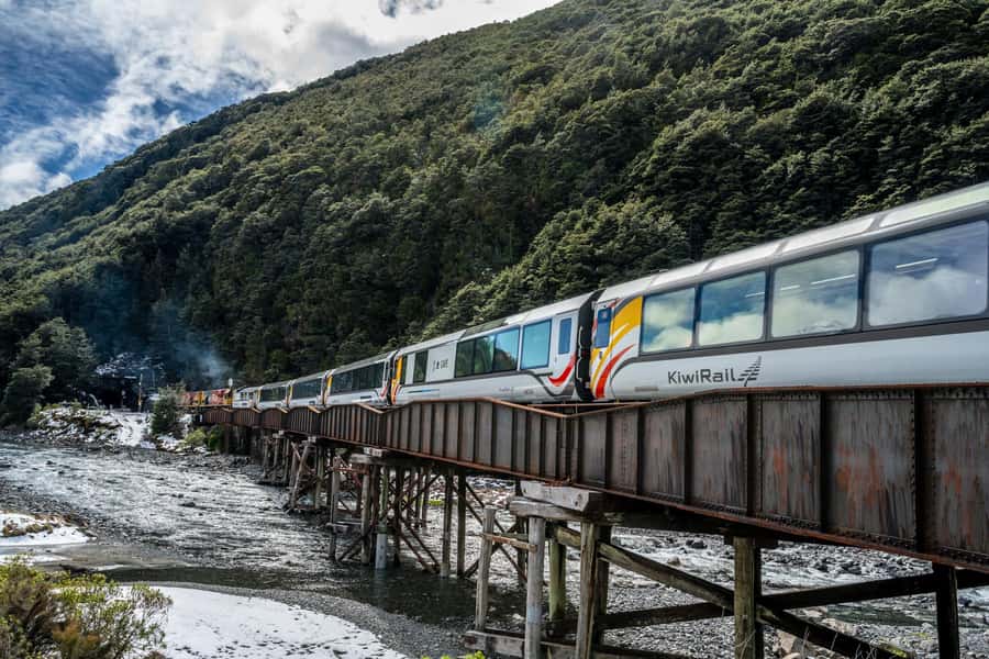 Arthur’s Pass Tour From Christchurch via CHC-GRZ TranzAlpine - Greymouth, Cobden, and the afternoon handoff