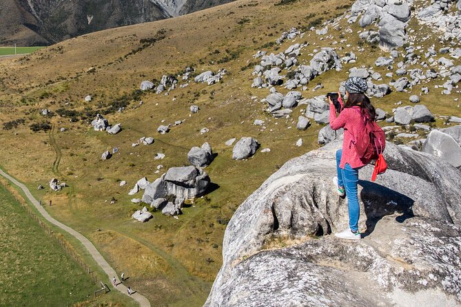 Arthur's Pass with optional TranzAlpine Train (Small Group Tour) - Kura Tawhiti and Castle Hill limestone formations