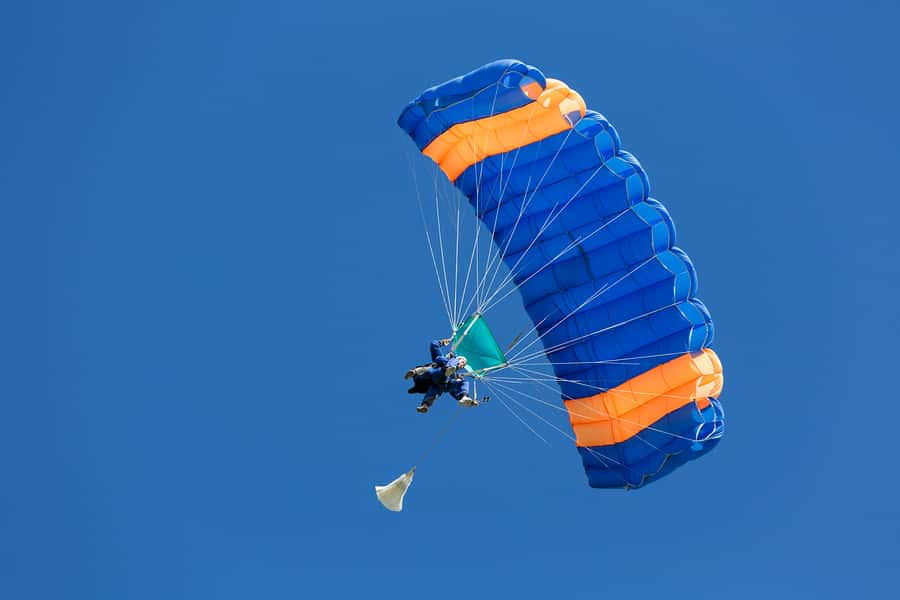 Auckland: 13000, 16000, or 18000-Foot Tandem Skydive - The parachute ride and the return to earth