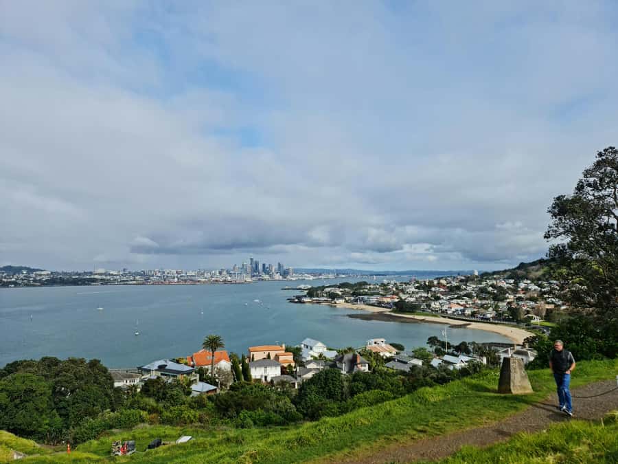 Auckland City Highlights Half Day Tour - Mount Eden: the tour’s main viewpoint