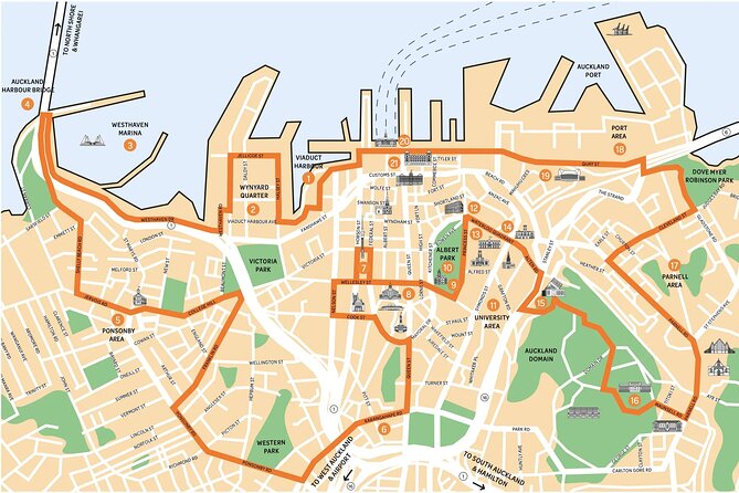 Auckland City Highlights Tour by Car or Van - The port, Britomart, and Auckland’s modern center