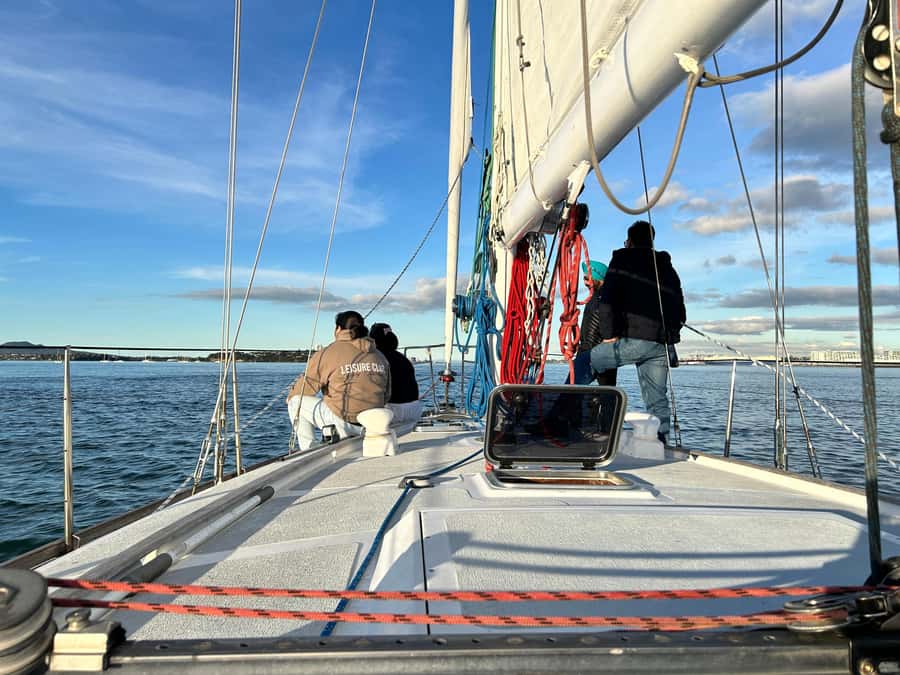 Auckland Harbour 1.5-Hour Sailing Cruise - Westhaven Marina, Devonport, and the outer harbour views