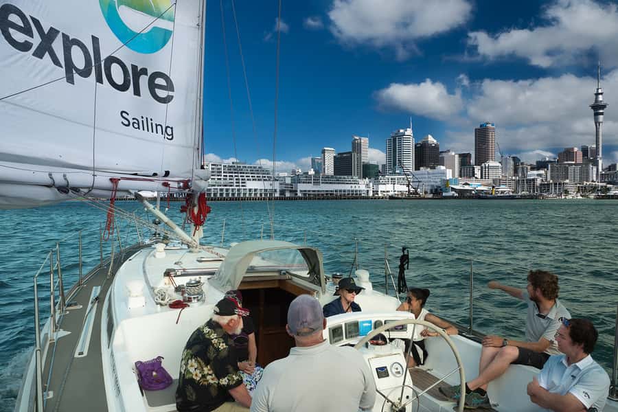 Auckland Harbour 1.5-Hour Sailing Cruise - Leaving the city behind
