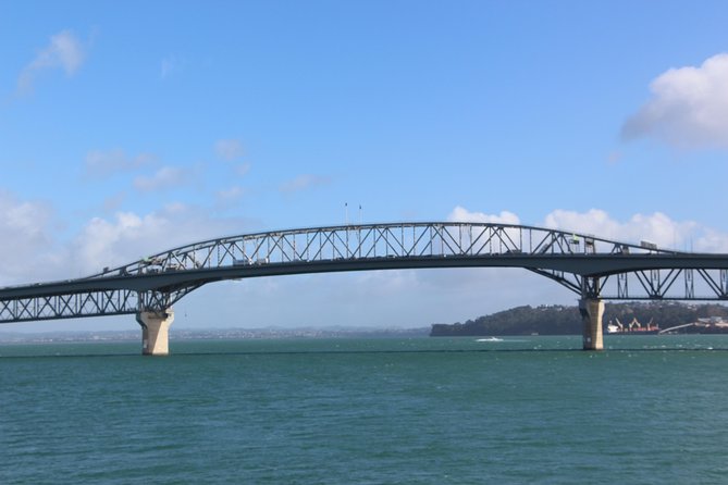 Auckland Harbour Cruise - Passing beneath Auckland Harbour Bridge