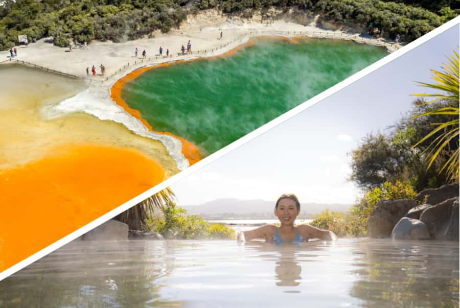 Auckland: Rotorua Highlights inc Wai-O-Tapu & Polynesian Spa - The long road from Auckland through Waikato