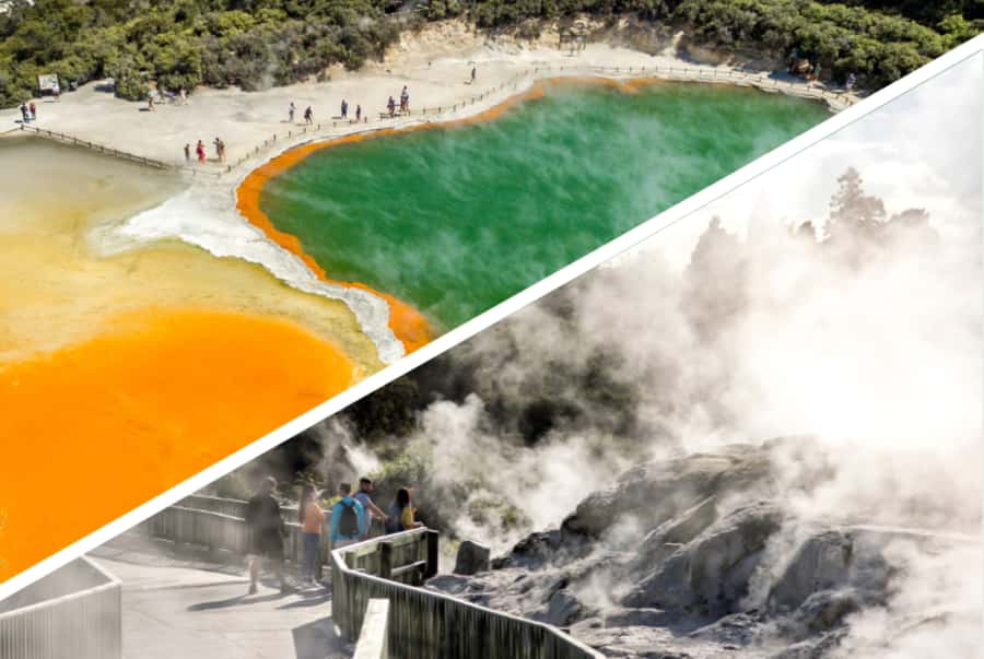 Auckland: Rotorua Highlights inc Wai O Tapu & Te Puia Tour - Key points at a glance