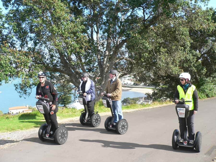 Auckland: Segway to North Head Volcano Summit - Back streets, parks, and the final hill climb