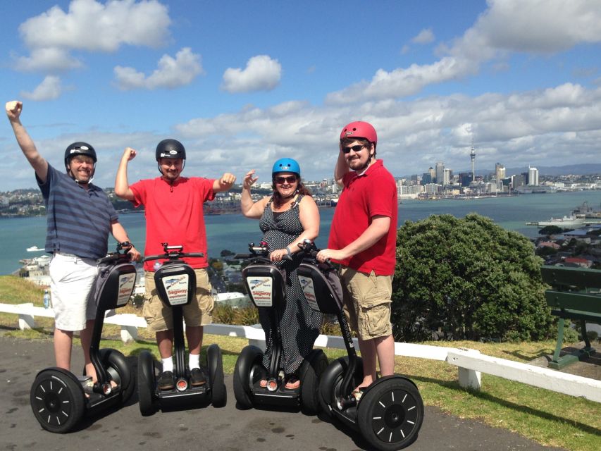 Auckland: Segway Tour to Mount Victoria - Cambria Reserve and its old quarry