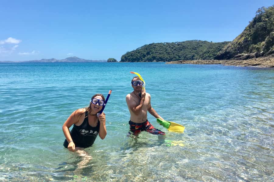 Bay of Islands: 4.5 Hour Day Cruise and Island Getaway Tour - The second island: snorkeling, swimming, and quiet coves