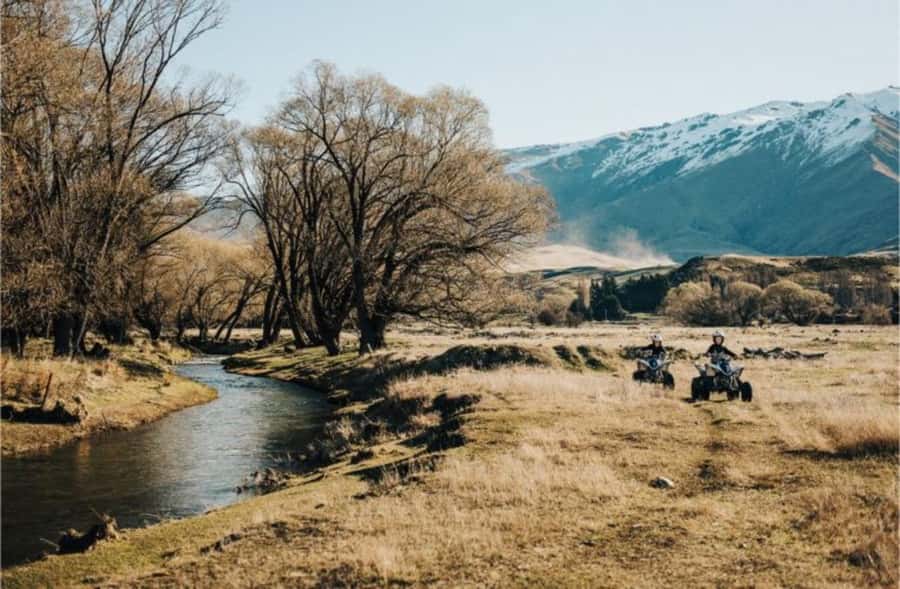 Cardrona Valley: Mountain Quad Bike Experience - Photo stops, rivers, snow, and farm country