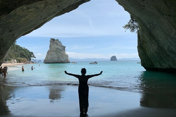 Cathedral Cove and Hot Water Beach Scenic Day Tour from Auckland - Digging for warmth at Hot Water Beach