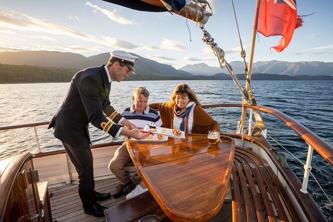 Champagne Sightseeing Cruise on Lake Te Anau - Drinks and canapés on the water