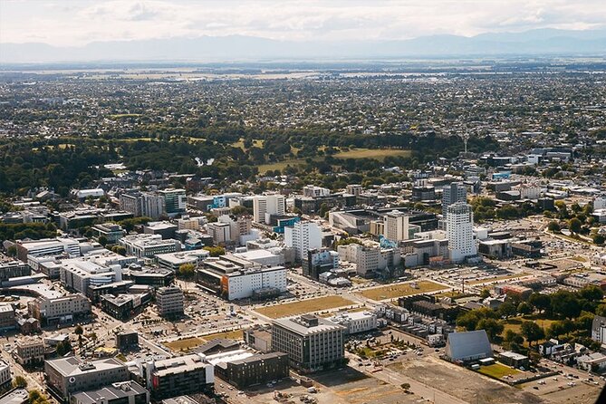 Christchurch City Scenic flight - The Port Hills on the return