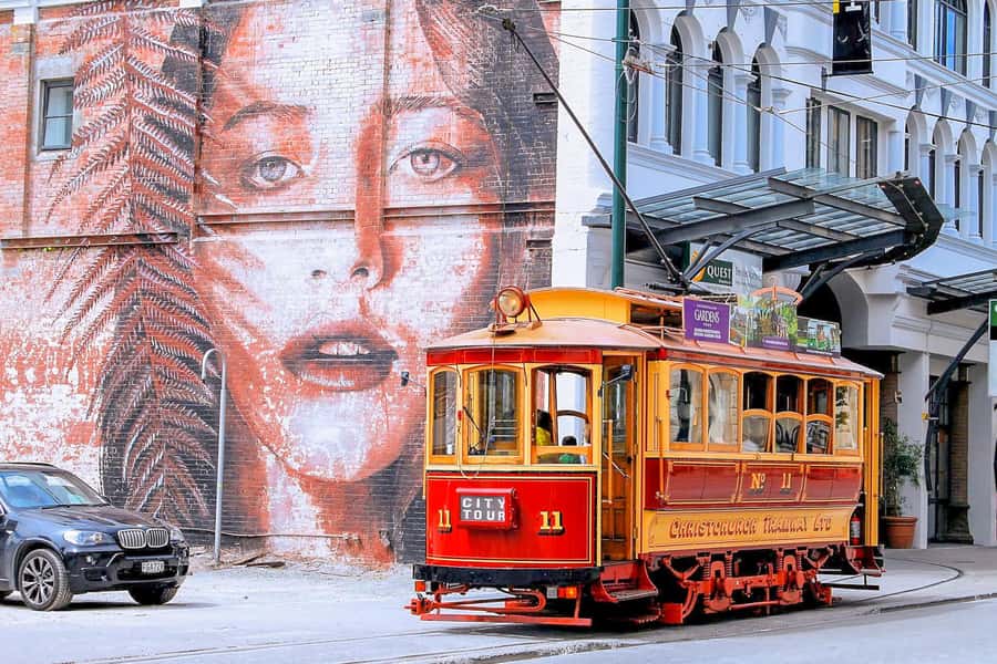 Christchurch: Hop-On Hop-Off Tour by Vintage Tram - Riverside Market for food, shops, and a central pause