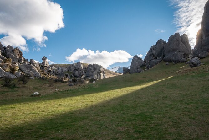 Christchurch to Arthur's Pass Day Tour: TranzAlpine Train & Lunch - Castle Hill’s limestone formations