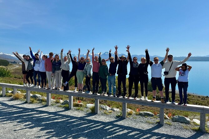 Christchurch to Mt Cook via Lake Tekapo One Way Small Group Tour - Lake Pukaki and the road toward Aoraki