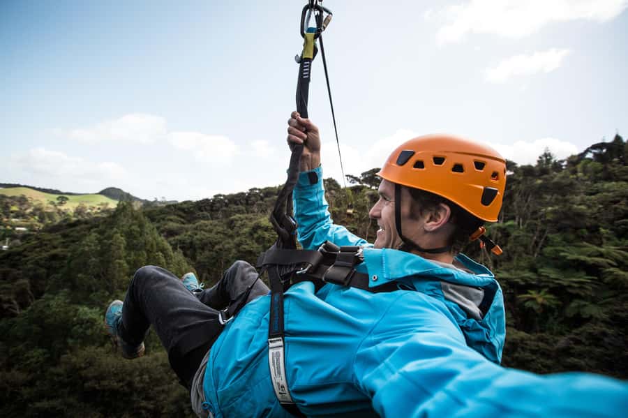 Coromandel: Guided Zipline Tour Experience - Getting fitted and learning the safety system