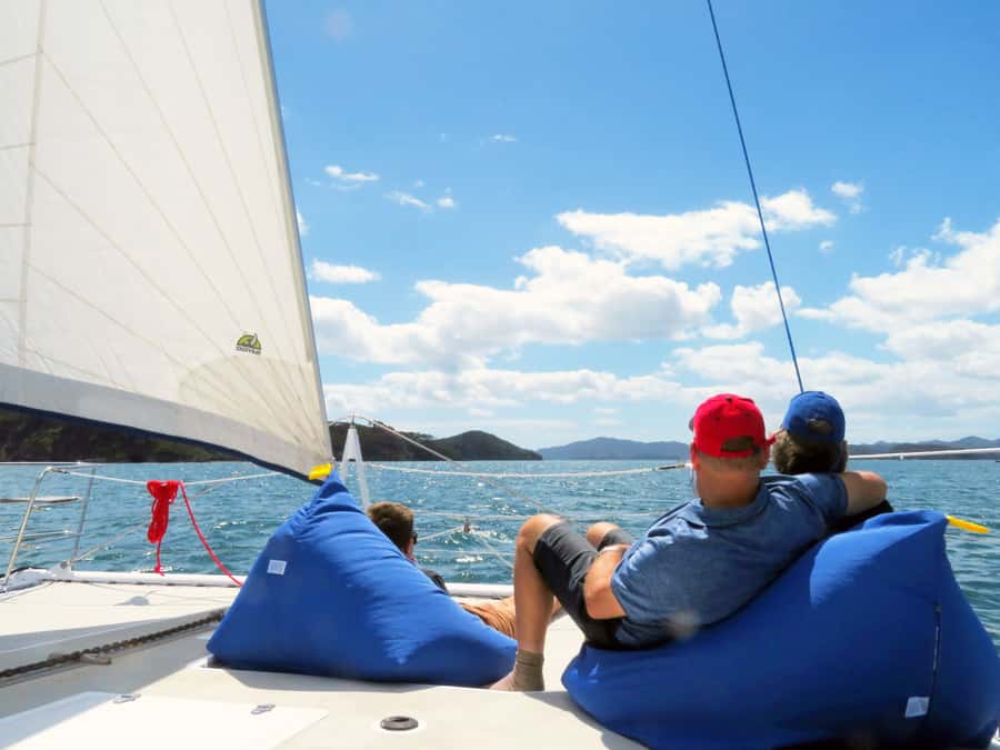 Day Sailing Charter on Catamaran with Lunch : Bay Of Islands - A Comfortable Catamaran With Room To Spread Out