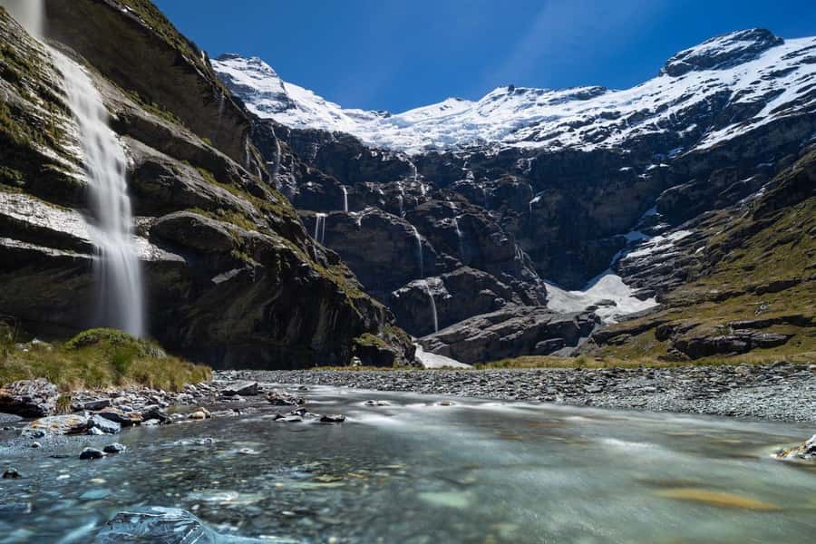 Earnslaw Burn Glacier & Waterfalls | 75min from Queenstown - The exclusive Earnslaw Burn landing