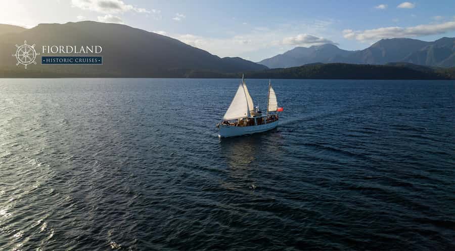Evening Champagne Cruise on Historic 1935 Motor Yacht. - From Te Anau wharf to open water