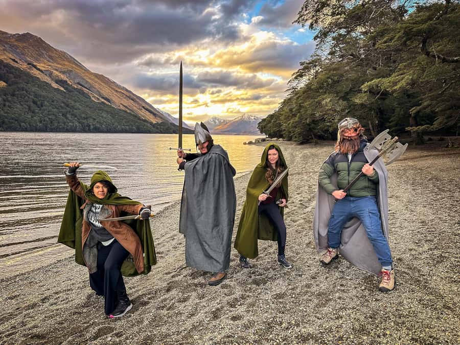 Ex Queenstown: Mavora Lakes Middle Earth Full Day Adventure - The van ride from Queenstown