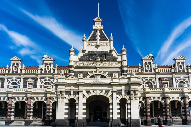 Explore Dunedin: Self-Guided Audio Tour Adventure - Dunedin Railway Station is the visual high point