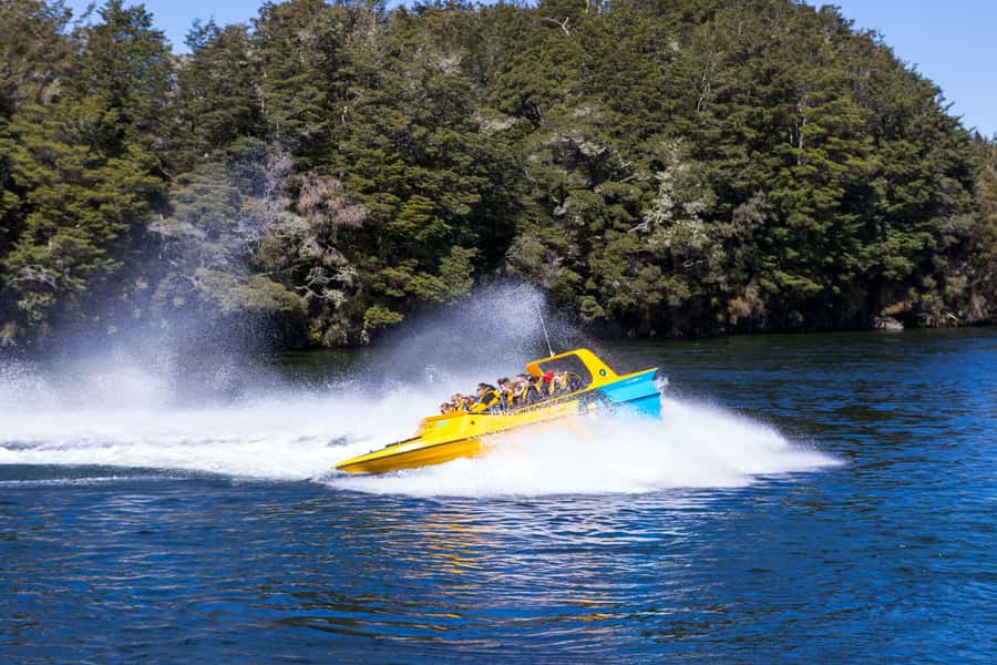 Fiordland: Jet Boat & Nature Walk Experience from Te Anau - The Waiau River, from quiet water to full-throttle spins