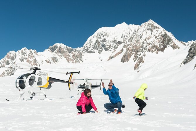 Fox Glacier and snow landing (allow 20 minutes - departs Fox Glacier) - Key points to know before booking