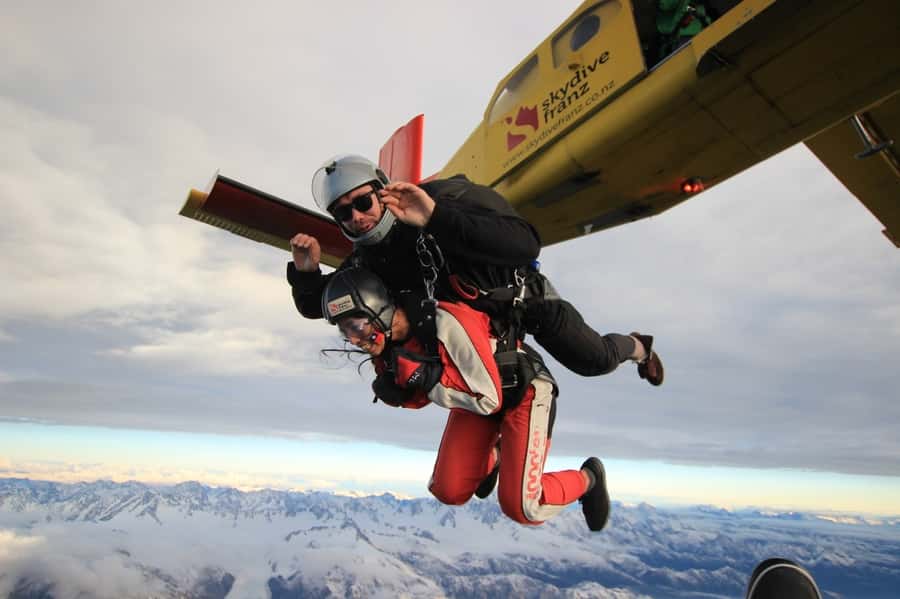Franz Josef: 13,000ft, 16,500ft or 18,000ft Skydive - A free fall above glaciers and rainforest