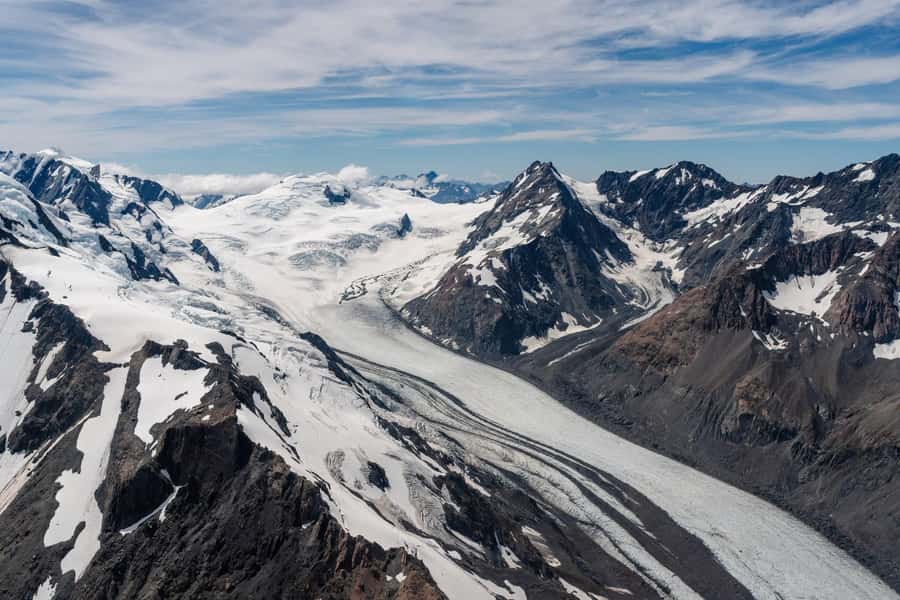Franz Josef: 35min Helicopter Trip over Two Glaciers - Fox or Tasman Glacier from above