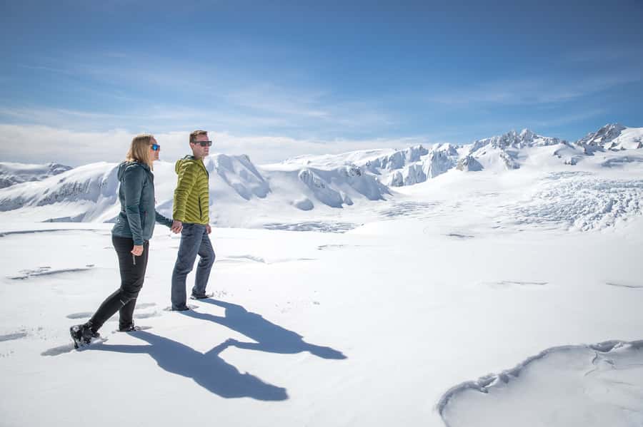 Franz Josef Glacier Helicopter Flight with Snow Landing - Checking in at Franz Josef township