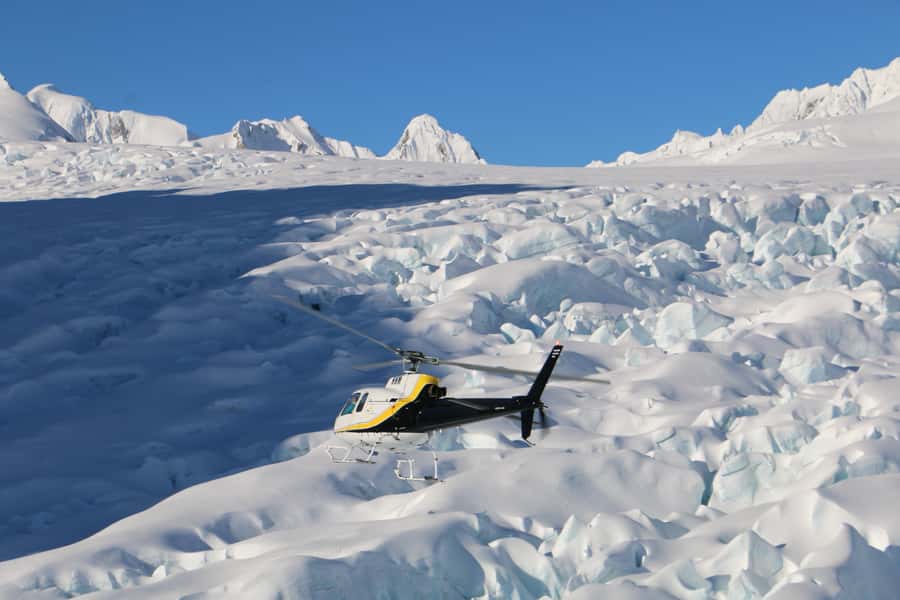 Franz Josef: Glacier Helicopter Ride with Snow Landing - Taking off from Franz Josef