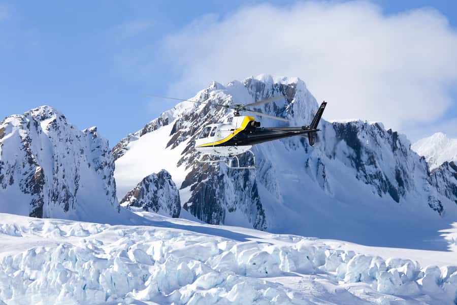 Franz Josef: Glacier Helicopter Ride with Snow Landing - Franz Josef Glacier from above
