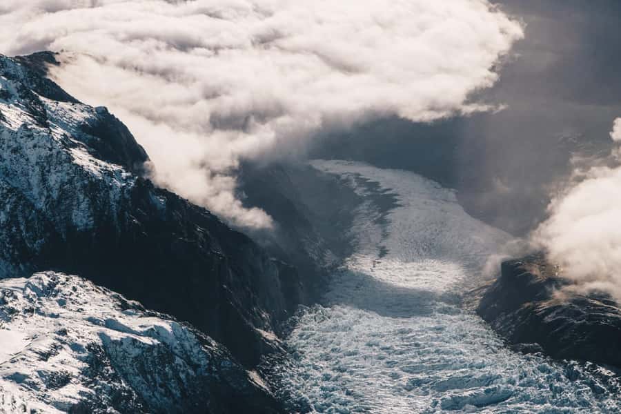 Franz Josef: Grand Circle 60 Minute Scenic Flight - What the Tasman Glacier stop feels like