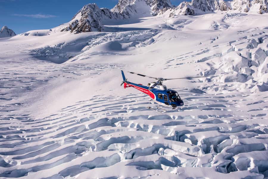 Franz Josef: Mountain Scenic 40-Minute Helicopter Flight - Leaving Franz Josef behind by helicopter