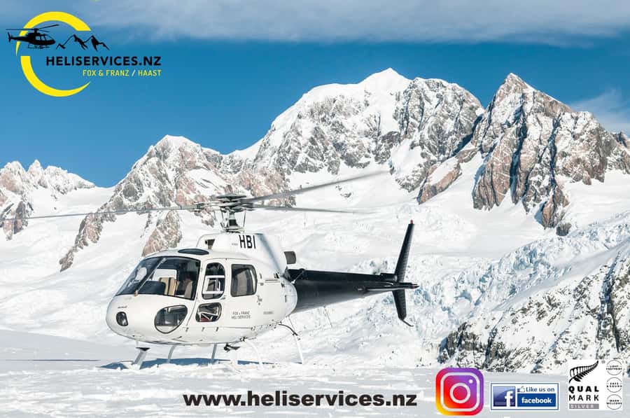 Franz Josef: The Grand Tour by Helicopter with Snow Landing - Mount Cook, Mount Tasman, and the high snowfields