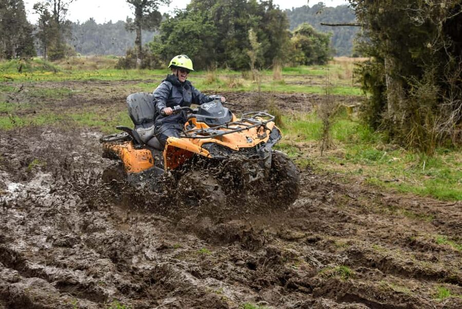 Franz Josef Town: Scenic Glacier Quad Bike Tour with Gear - Rain, mud, and the right clothing
