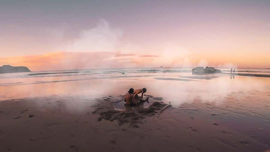 From Auckland: Cathedral Cove & Hot Water Beach Tour - Digging your own pool at Hot Water Beach
