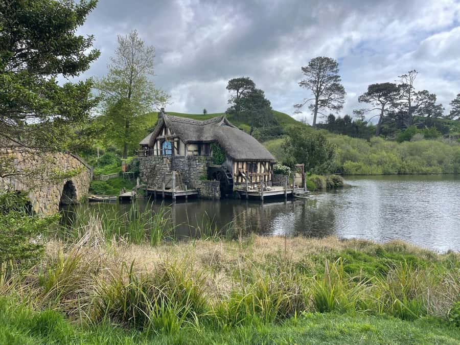 From Auckland: Hobbiton Movie Set and Waitomo Caves Tour - Lunch and the road to Hobbiton