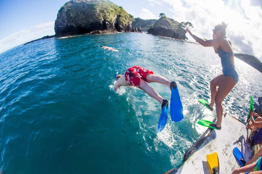 From Paihia: The Rock Adventure Overnight Cruise - Night kayaking, stars, and phosphorescence