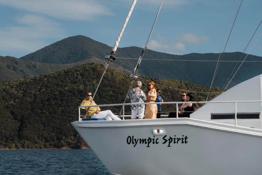 From Picton: Marlborough Sounds Cruise with Seafood - Learning how mussels and salmon shape the Sounds