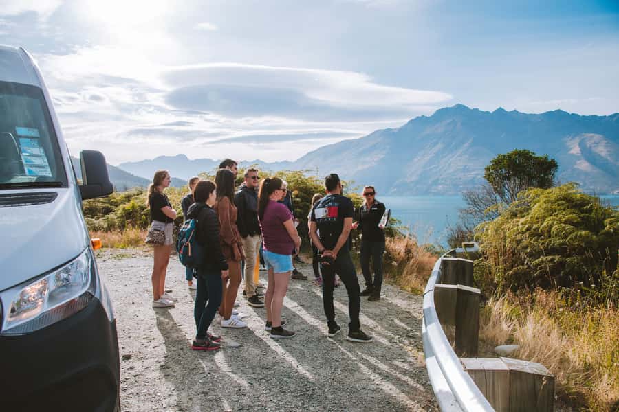 From Queenstown: Glenorchy and Paradise Scenic Half-Day Tour - The Queenstown to Glenorchy road