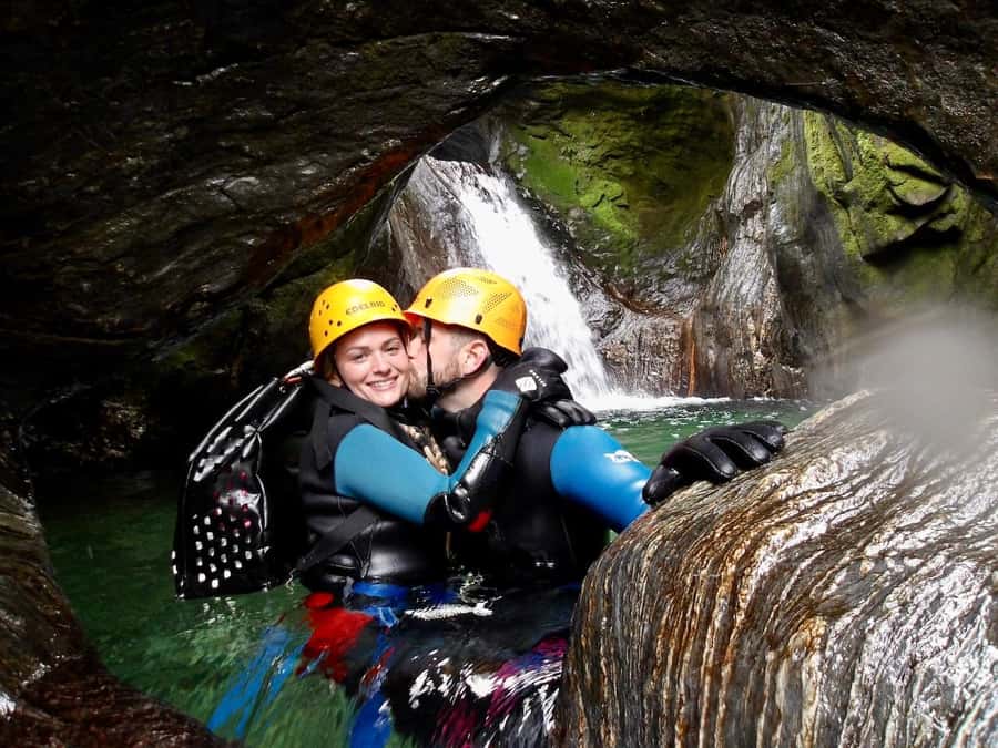 From Queenstown: Mount Aspiring Full-Day Canyoning Adventure - What the four-hour canyon section involves